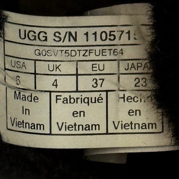 UGG Ridge Graffiti Pop Multi Waterproof Puffer Short Snow Boots Size 6 Women - Picture 2 of 8